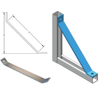 311840 Refuerzo con ángulo de 45º A=368 mm