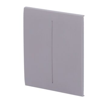 CENTERBUTTON-1G2W-GR Panel táctil Central interruptor luz simple gris