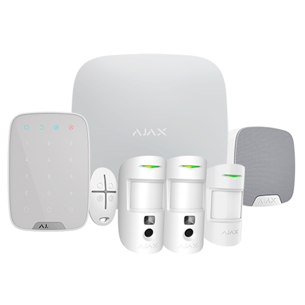 HUB2KIT-MP-PRO-W Kit HUB2 + 2 PIRCAM + IR + Mdo + Tec + Sir Blanco