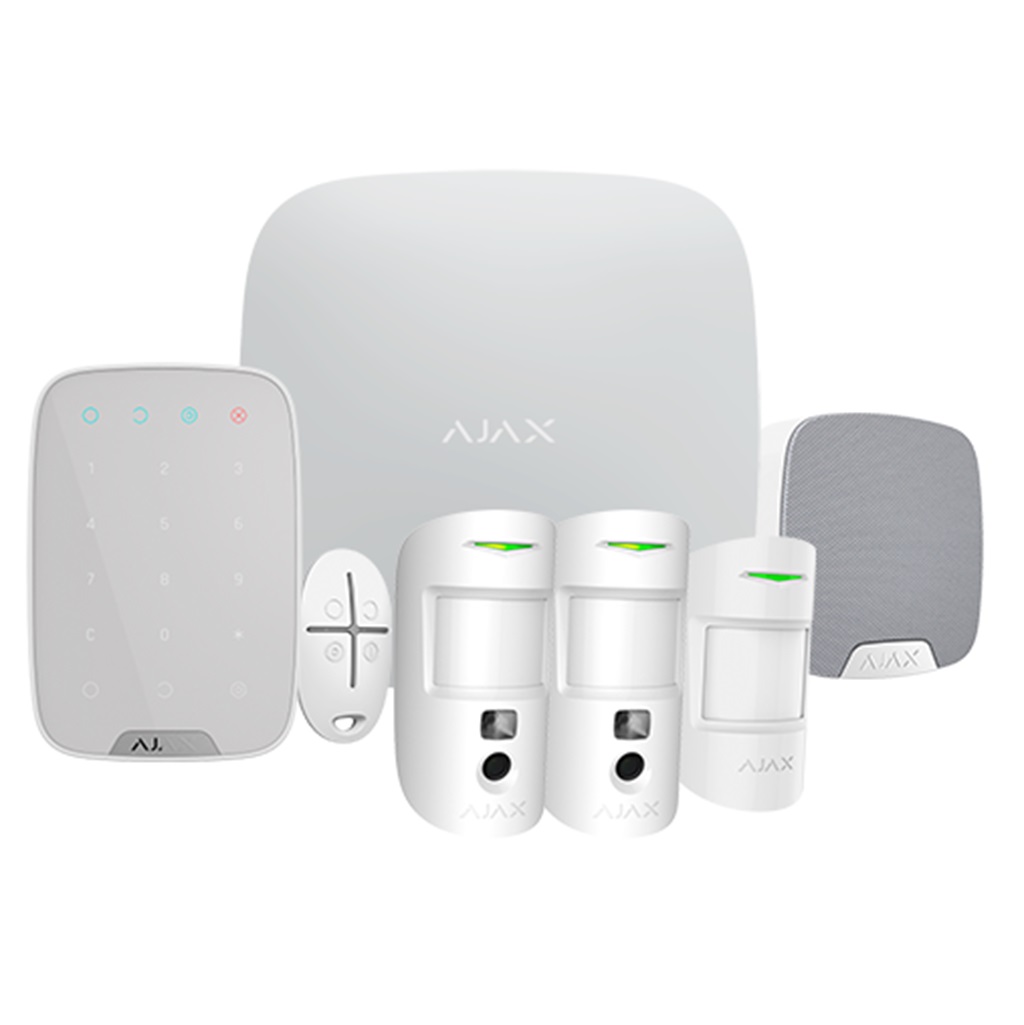 HUB2KIT4G-MP-PHOD-W Kit HUB2(4G) + 2 PIRCAM + IR + Mdo + Tec + Sir Bl