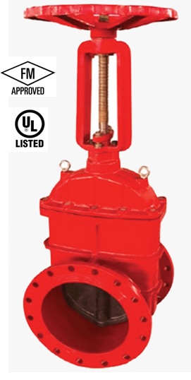 VCOSY300G300 Válvula comp OSY300-G 21bar 12" DN300 RAN FM&UL