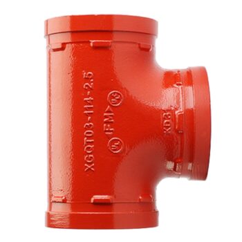 XGQT03060 TE 2" radio corto DN50 Rojo