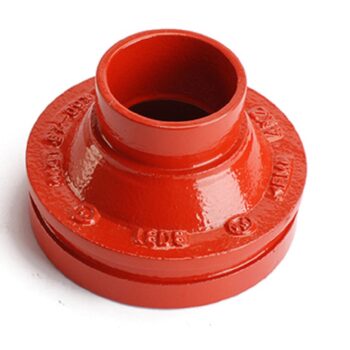 XGQT07G089076 Red Concéntrica 3" DN80 x 2.5" DN65 Rojo