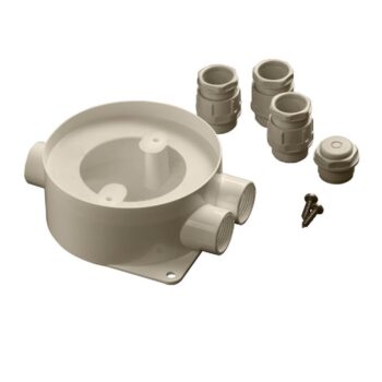 B04300-00 Zócalo entrada tubo universal ABS