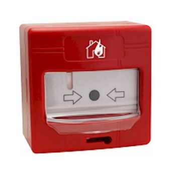 GFE-MCPE-CR Pulsador rearmable GLOBAL con tapa y LED