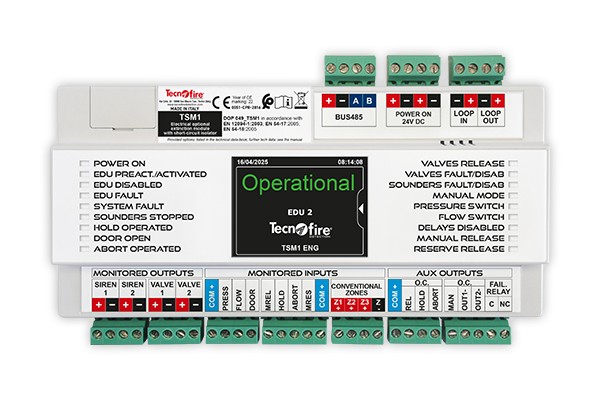 TSM1 Módulo Extinción para lazo analógico TecnoFire